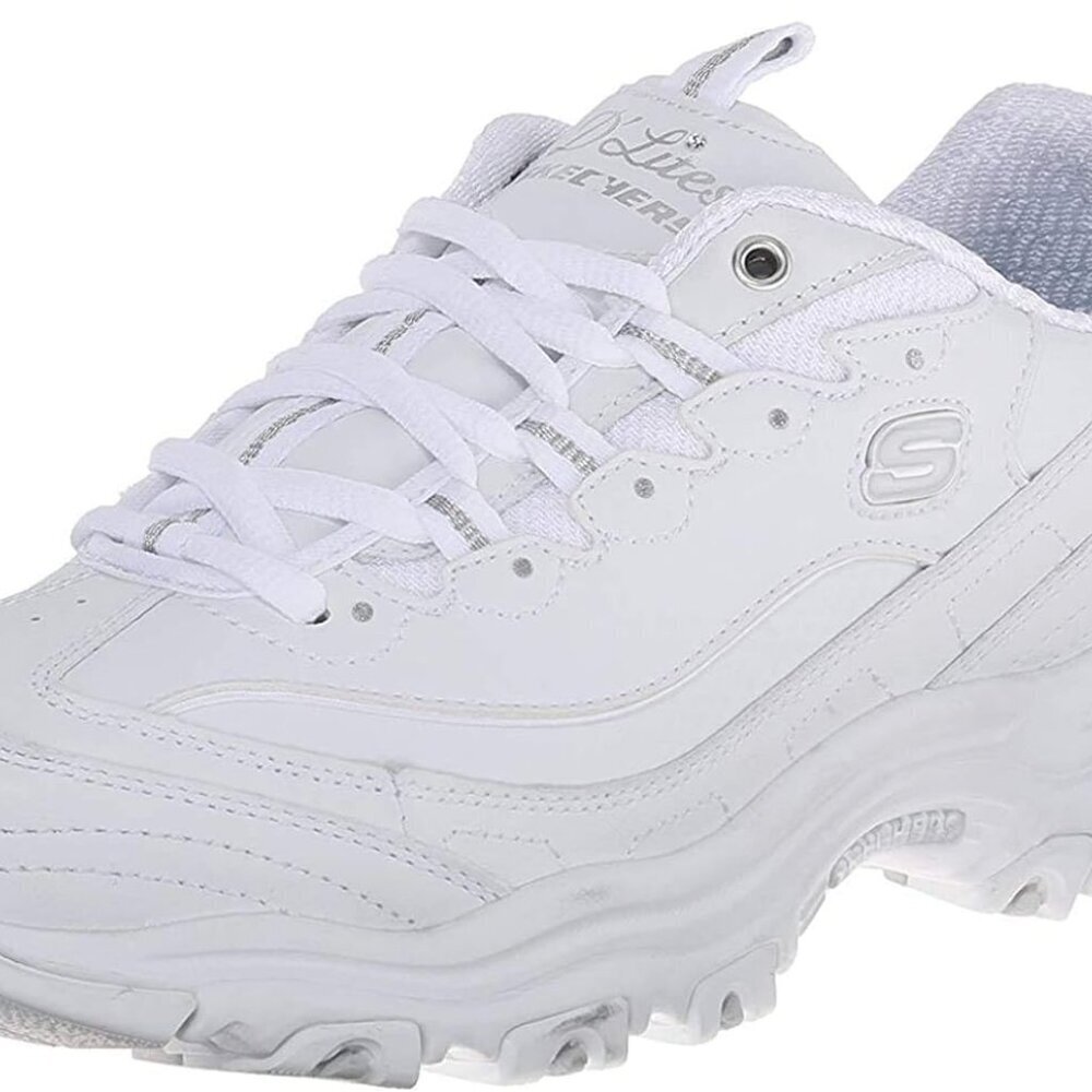 Women's Leather Sneakers Wide Size Memory Foam Cushioned Sport Casual Shoes